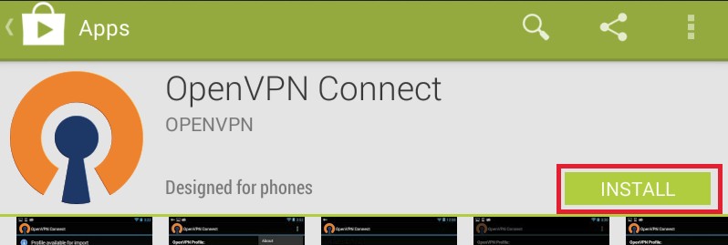 OpenVPN Connect on iPhone / iPad